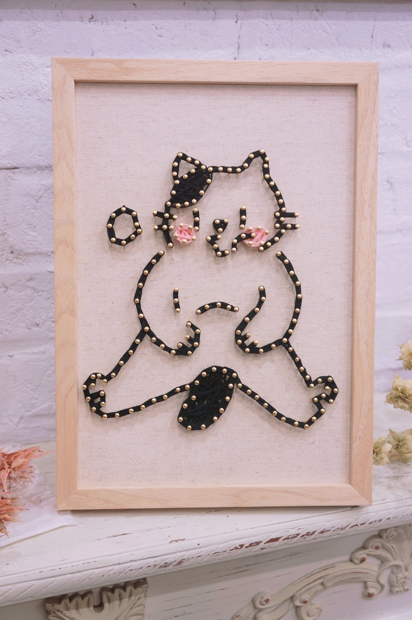 Customized Pattern Framed String Art