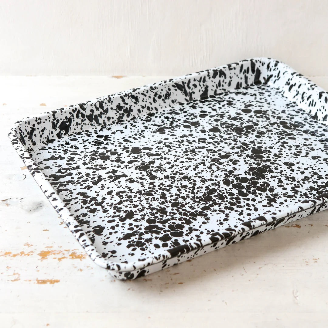 Crow Canyon | Large Rectangle/Jelly Roll Tray - (Splatter Grey)