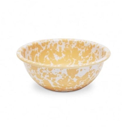 Crow Canyon | Serving Bowl (Splatter Yellow & White)