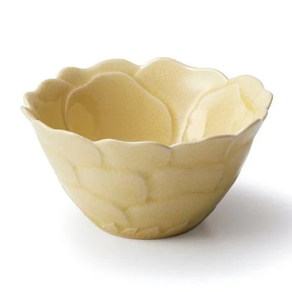 Seto Ware | Flower Bowl - Yellow Peony