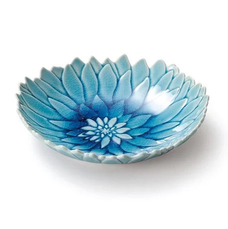 Seto Ware | Flower Plate - Blue Dalia (Copy)