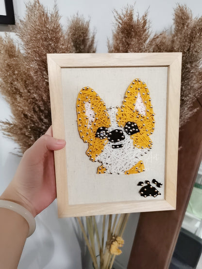 Customized Pattern Framed String Art