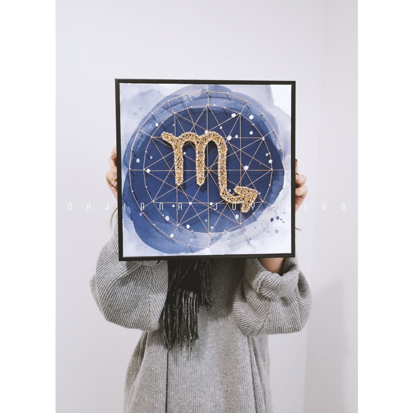 Constellation Symbol Framed String Art