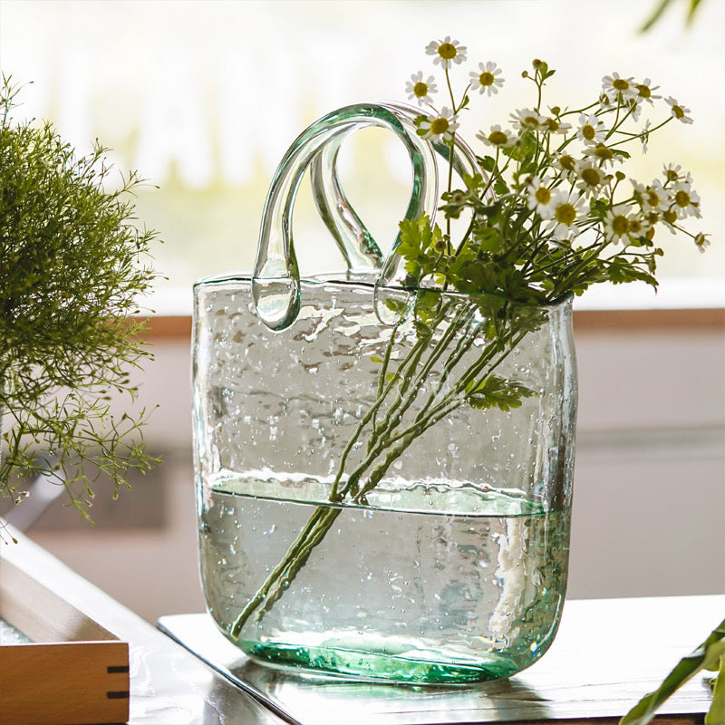 Basket Glass Vase