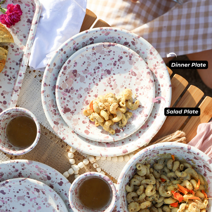 Crow Canyon | Coupe Salad Plate (Mint Hibiscus)