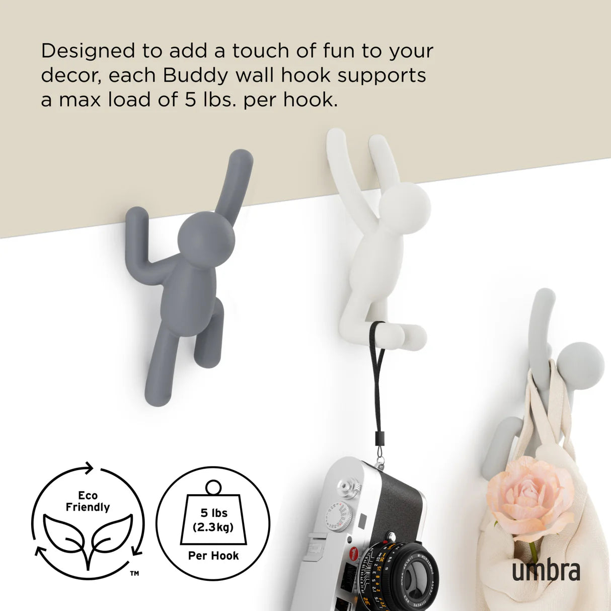 Umbra | Buddy Wall Hook Set of 3