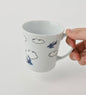 Kutani Ware | Cloud & Bird Series Mug