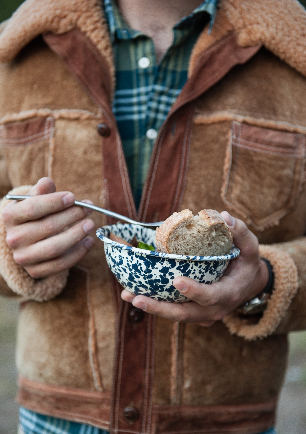 Crow Canyon | Cereal Bowl (Splatter Yellow & White)