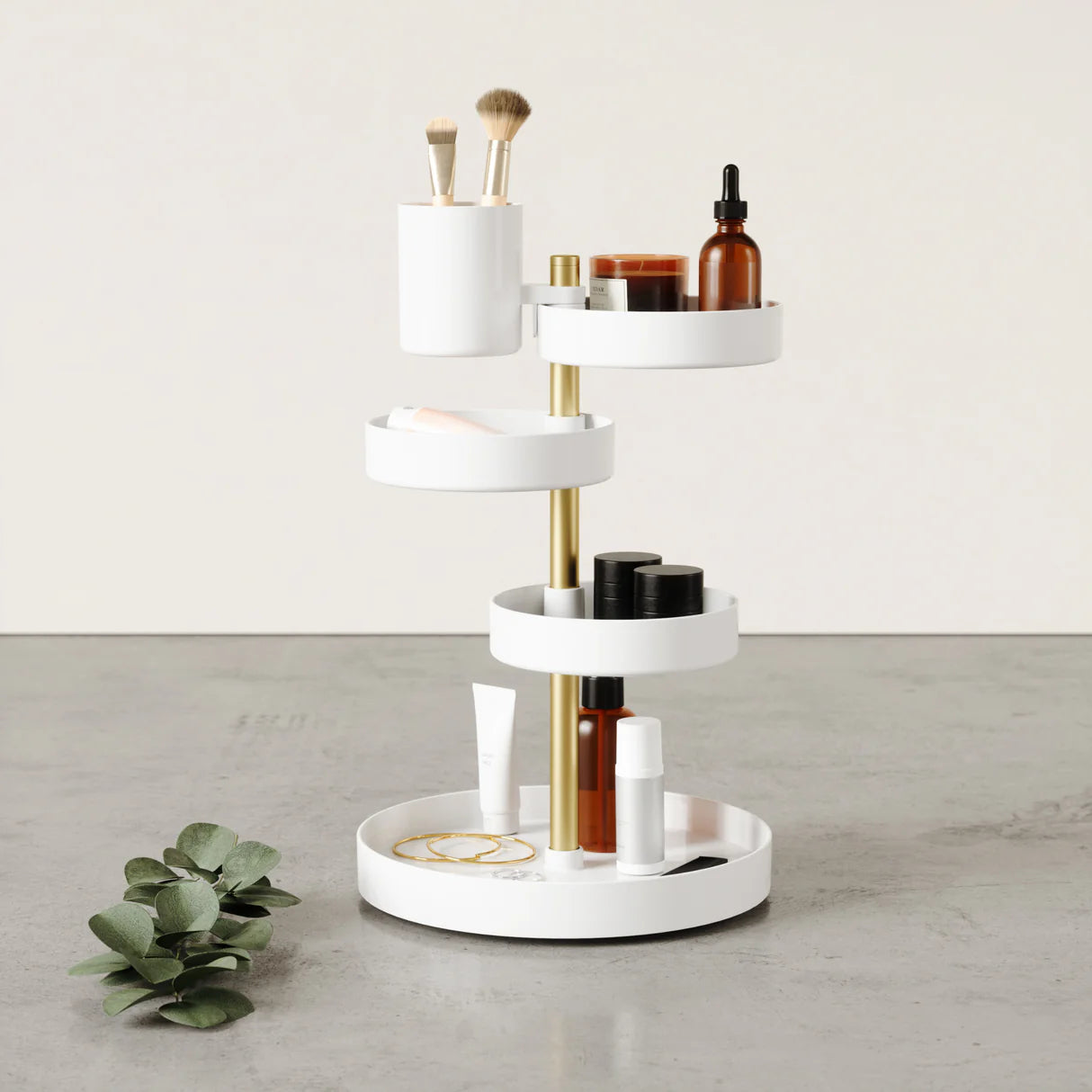 Umbra | Pirouette Cosmetic Organizer (Pick up & Delivery Only)