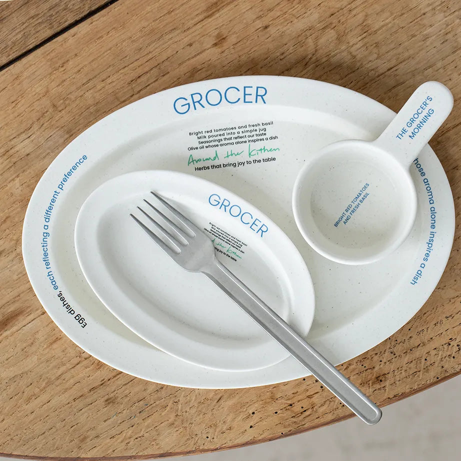Momur Weekend 15 Large Oval Plate（2 colors）