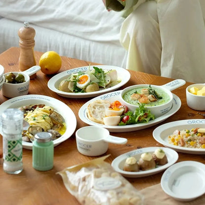 Momur Weekend 15 Large Oval Plate（2 colors）