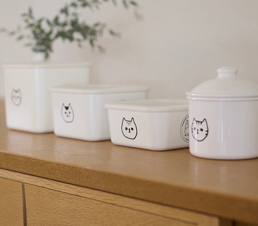 Japanese Storage Box | Cat Series | Small Storage Jar