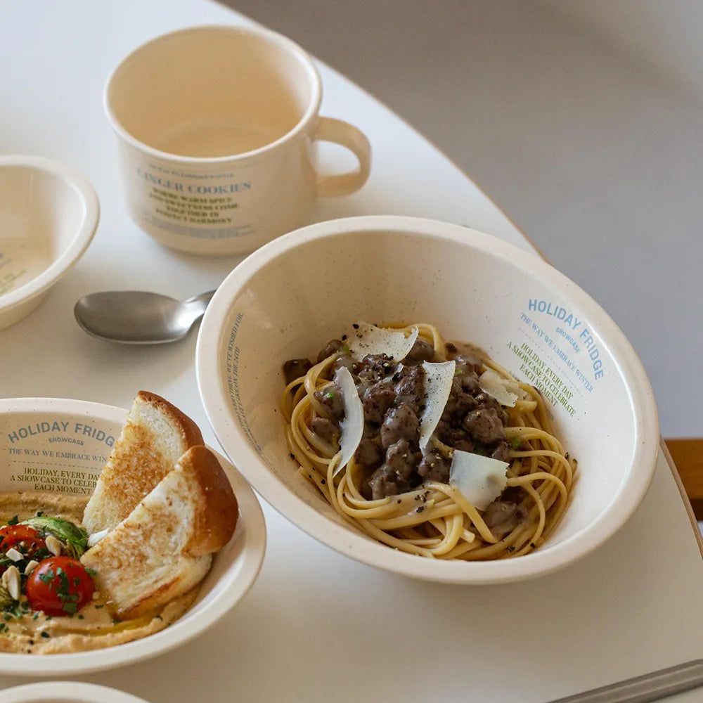 Momur Weekend 14 Holiday Showcase Deep Oval Plate（2 colors）