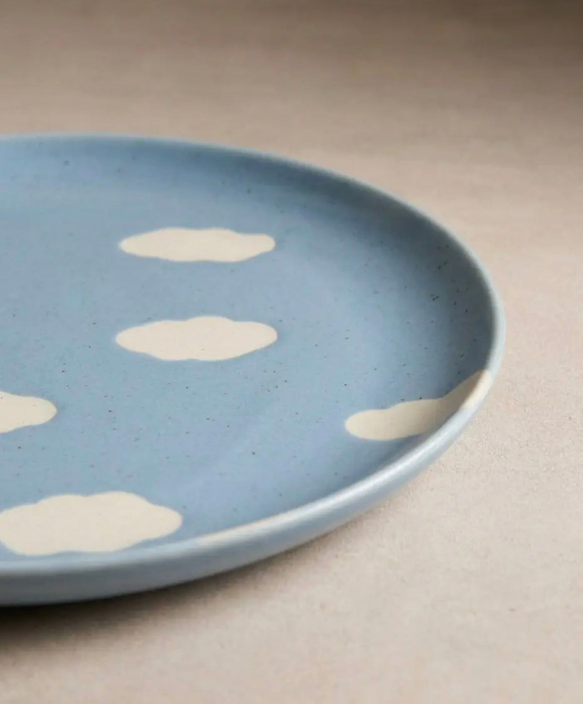 Egg Back Home｜Blue Cloud 22cm Salad Plate