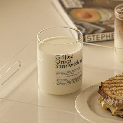 Momur Weekend Grilled Onion Sandwich Glass