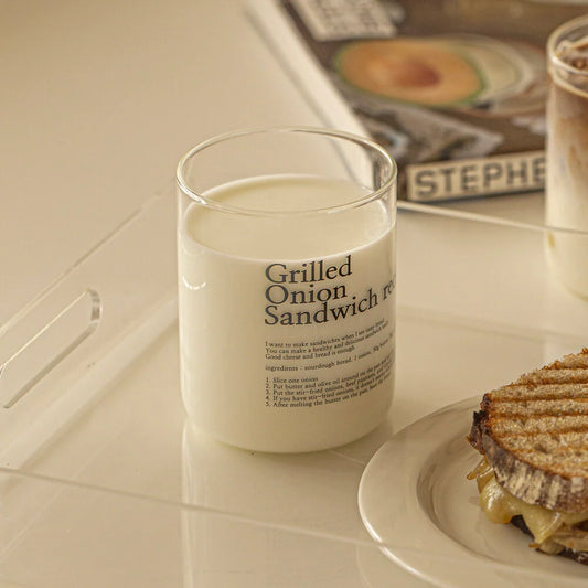 Momur Weekend Grilled Onion Sandwich Glass