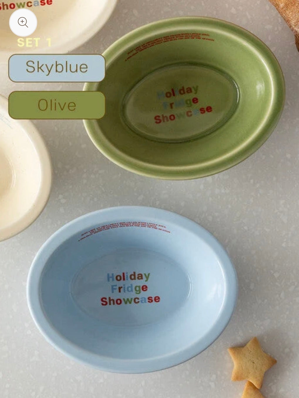 Momur Weekend 14 Holiday Showcase Sauce Bowl Set（2 colors）