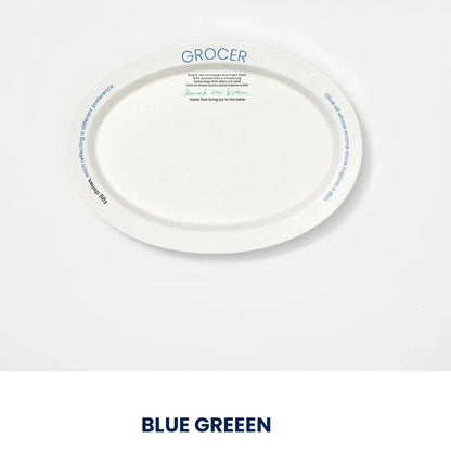 Momur Weekend 15 Large Oval Plate（2 colors）