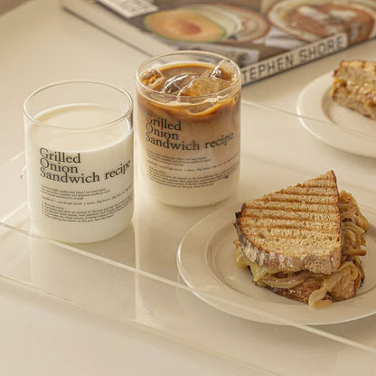 Momur Weekend Grilled Onion Sandwich Glass
