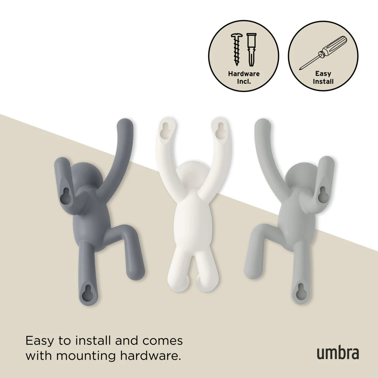 Umbra | Buddy Wall Hook Set of 3