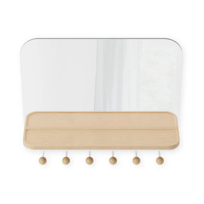 Umbra | Estique Mirror with Hooks (Pick up & Delivery Only)