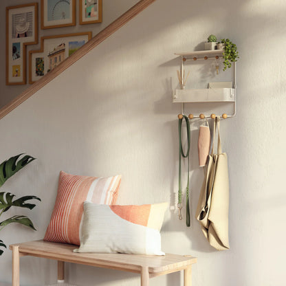 Umbra | Estique Shelf with Hooks (Pick up & Delivery Only)