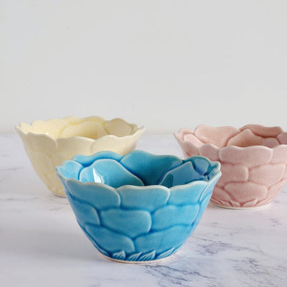 Seto Ware | Flower Bowl - Blue Peony