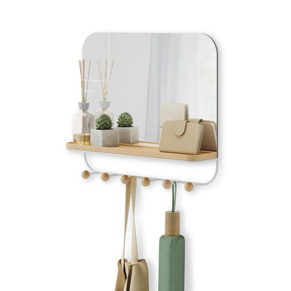 Umbra | Estique Mirror with Hooks (Pick up & Delivery Only)